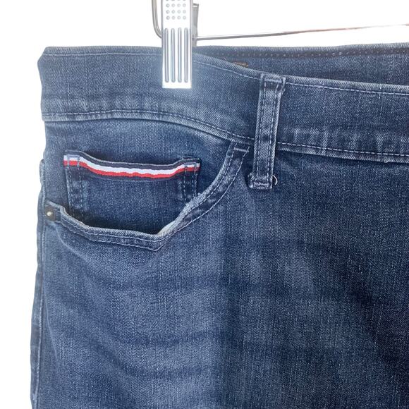 Tommy Hilfiger Women's High Rise Slim Ankle Jeans Cotton Denim Blue Size 33 - Picture 5 of 12